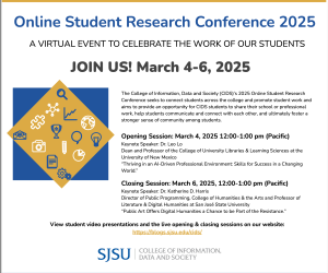 CIDS 2025 Online Student Research Conference is March 4 to 6!